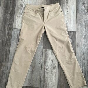 lululemon athletica Beige and Black Athletic Pants